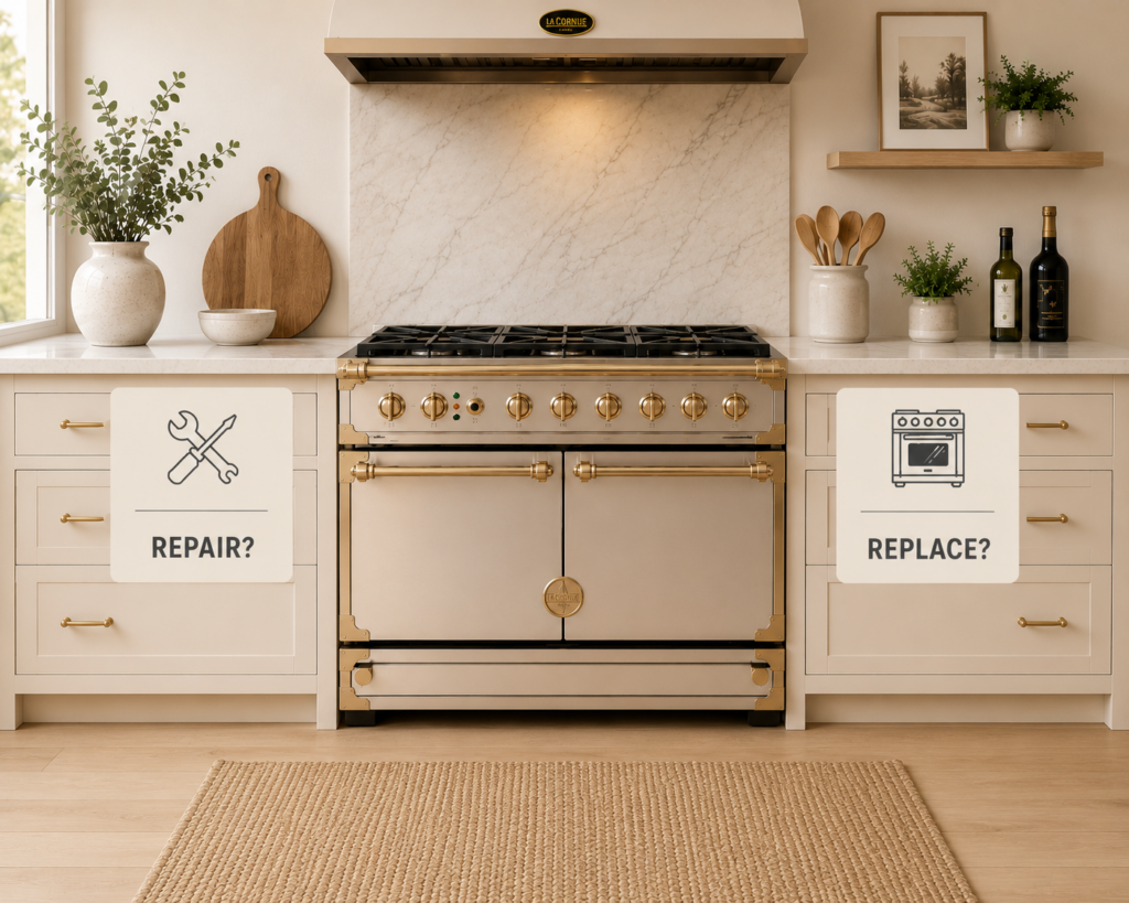 lacornue range repair or replace