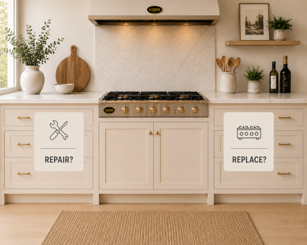 lacornue rangetop repair or replace