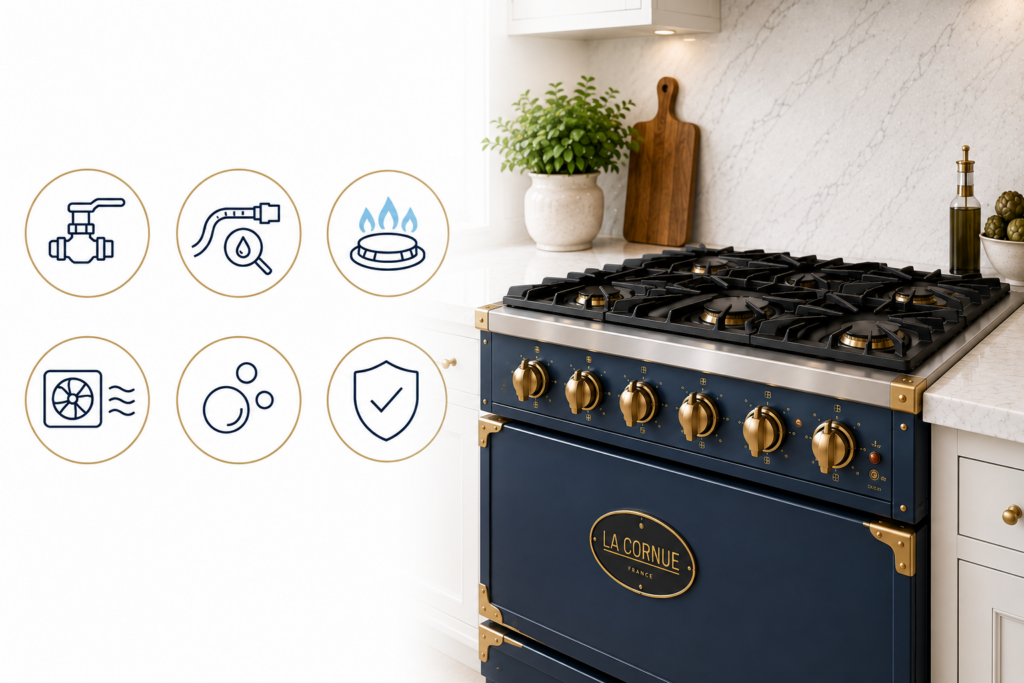 lacornue gas cooktop safety guide