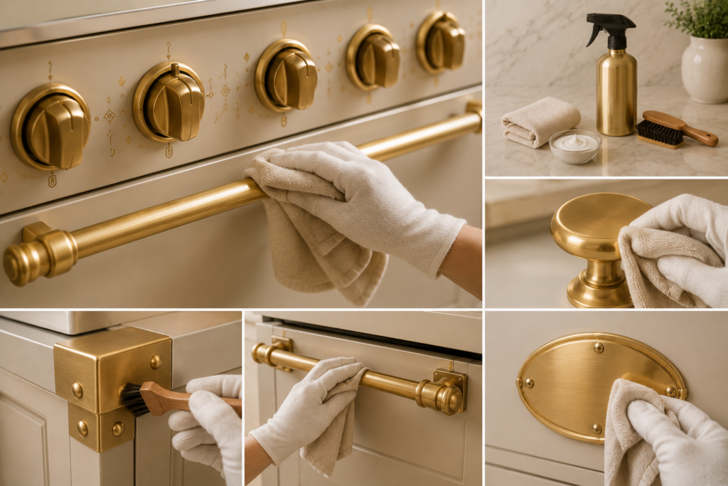 lacornue brass hardware polishing guide
